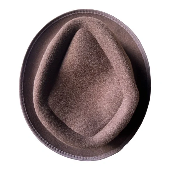 Frye Brown Fedora Hat - Picture 3 of 5